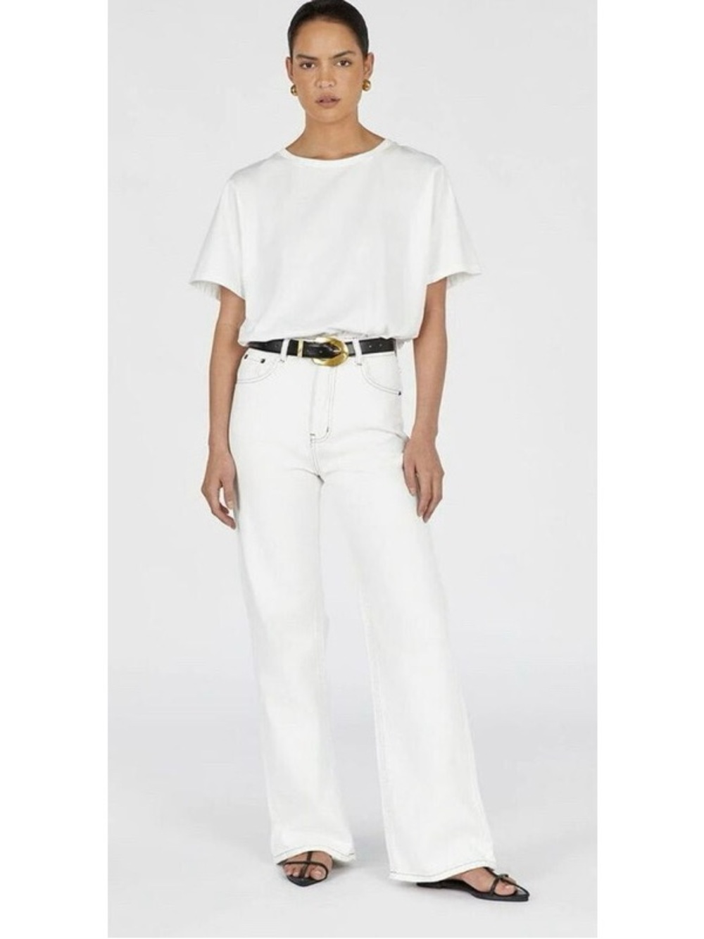 DISSH High Rise Wide Leg Jeans agolde frame reformation citizens of humanity